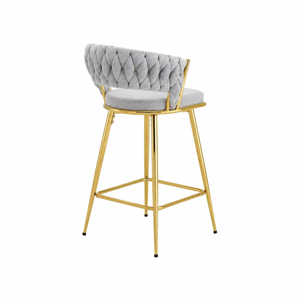 Barhocker Metallstruktur Grau